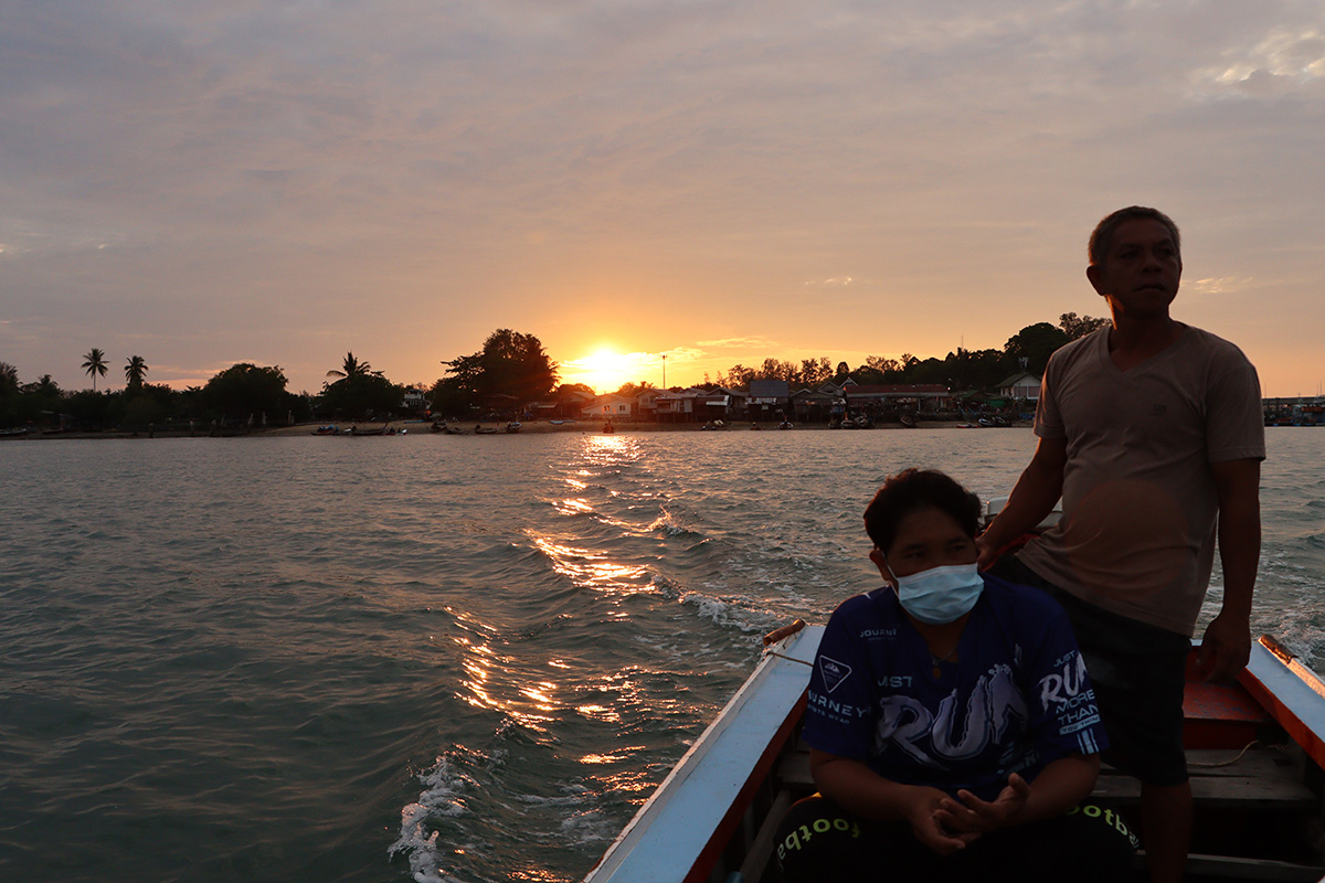 Sunset cruise by Morgan villagers in Mai Khao, Phuket