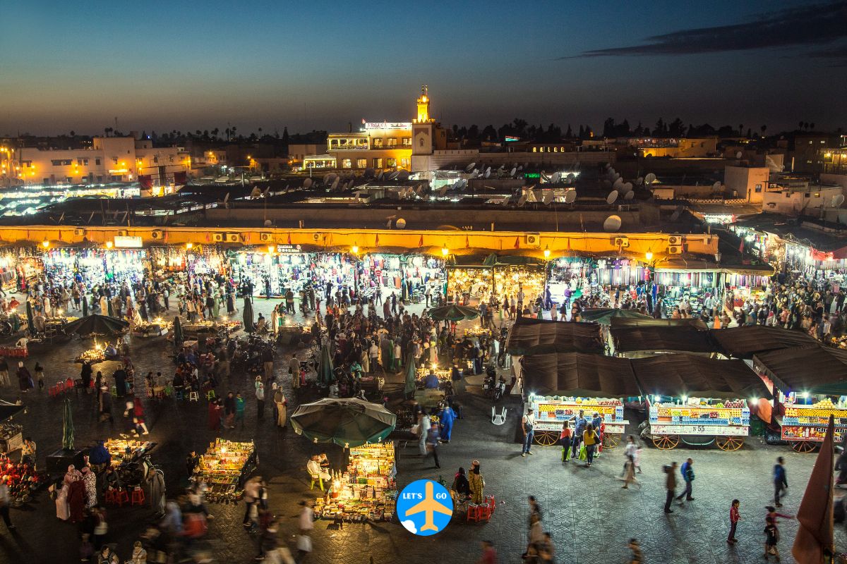 จัตุรัสกลางเมือง Djemaa El Fnaa – เมืองมาราเกช (Marrakesh)